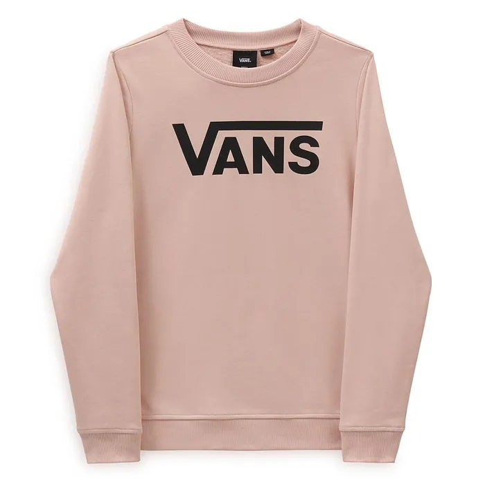 Vans Hoodies and Sweatshirts Women Classic V Crew Sweatshirt Pink