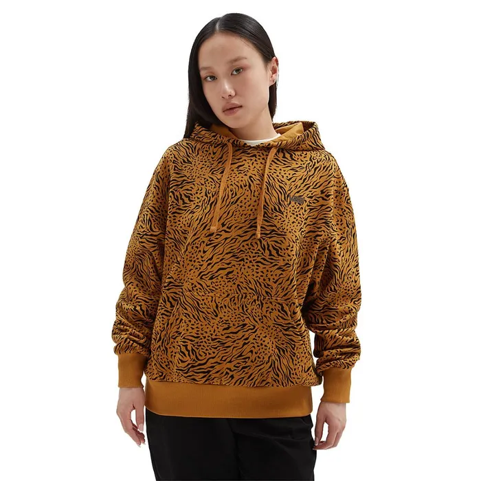 Vans Hoodies and Sweatshirts Women Scout Animal Pullover Hoodie Brown