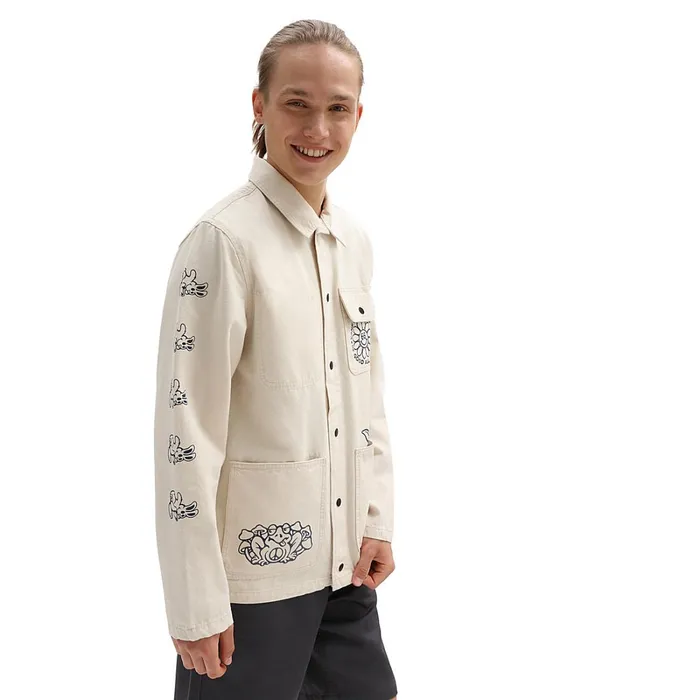 Vans Jackets and Coats Men Drill Chore Coat White