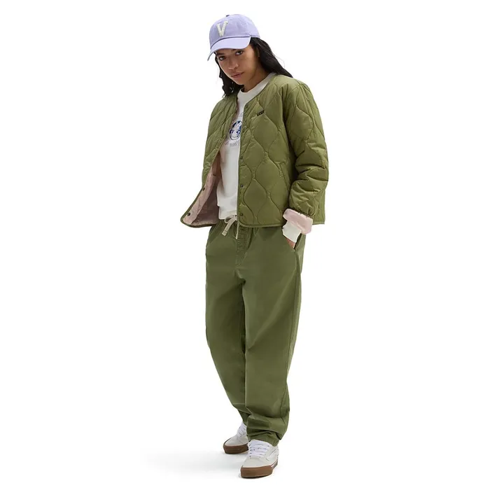 Vans Jackets and Coats Women Forces OS Short Reversible Liner Jacket Green