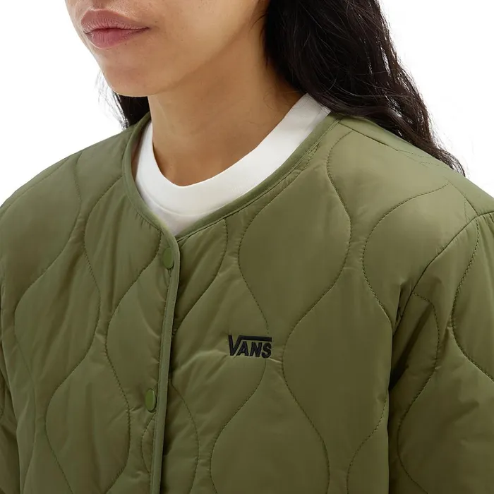 Vans Jackets and Coats Women Forces OS Short Reversible Liner Jacket Green