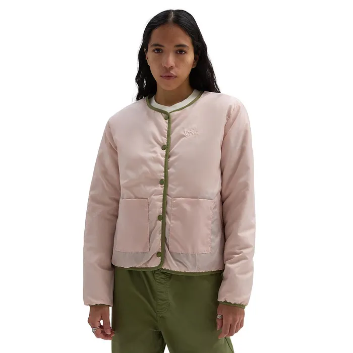 Vans Jackets and Coats Women Forces OS Short Reversible Liner Jacket Green