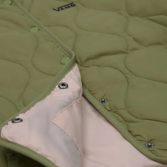Vans Jackets and Coats Women Forces OS Short Reversible Liner Jacket Green