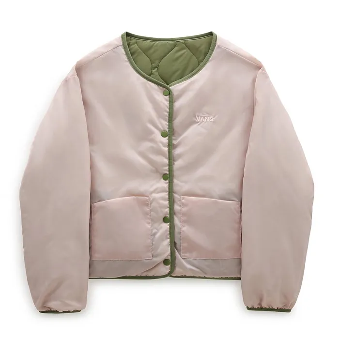 Vans Jackets and Coats Women Forces OS Short Reversible Liner Jacket Green