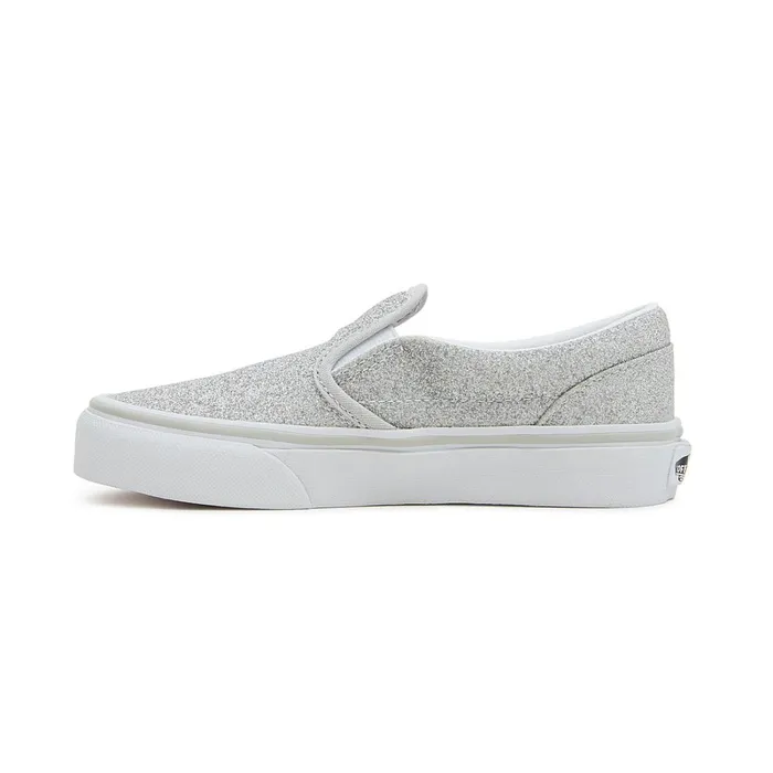 Vans Kids Shoes 48 Years Kids Classic SlipOn Glitter Shoes 48 Years Grey