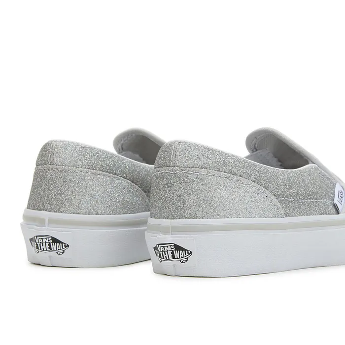 Vans Kids Shoes 48 Years Kids Classic SlipOn Glitter Shoes 48 Years Grey
