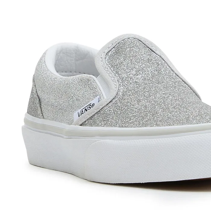 Vans Kids Shoes 48 Years Kids Classic SlipOn Glitter Shoes 48 Years Grey