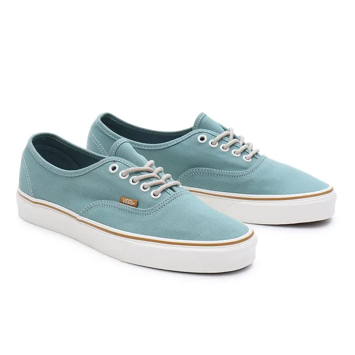 Vans Lowtop Shoes Men Authentic Embroidered Check Shoes Green