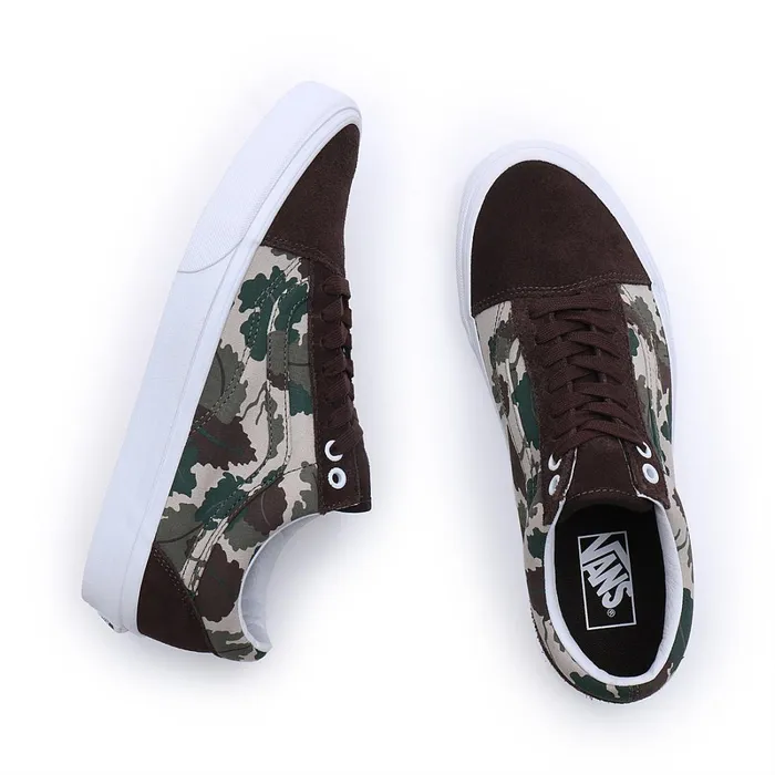 Vans Lowtop Shoes Men Mitchell Camo Old Skool Shoes Multicolour