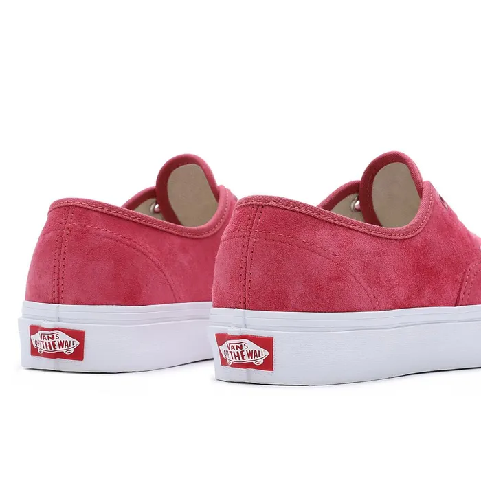 Vans Lowtop Shoes Men Pig Suede Authentic Shoes Red