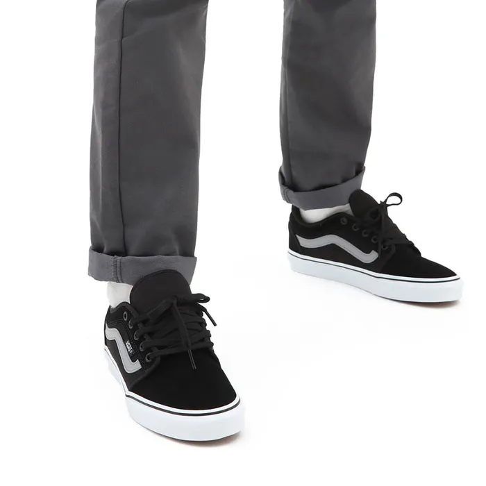 Vans Lowtop Shoes Women Chukka Low Sidestripe Shoes Black