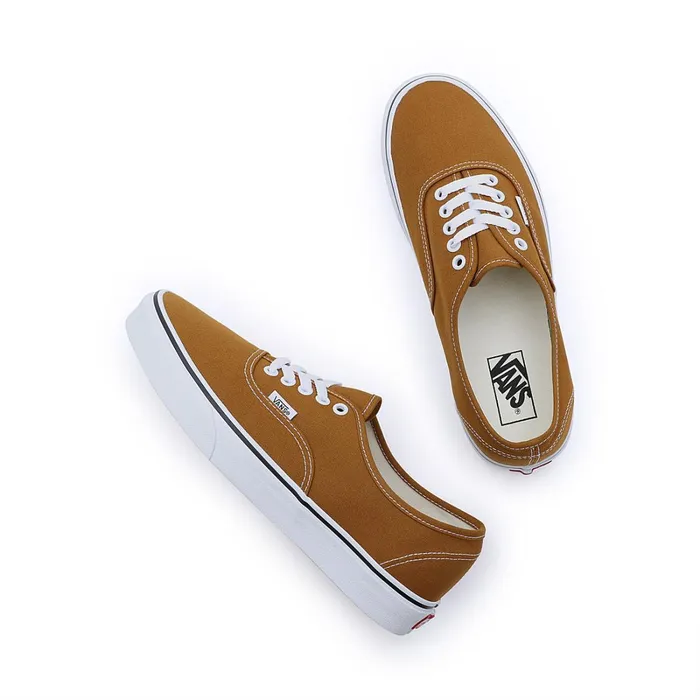 Vans Lowtop Shoes Women Color Theory Authentic Shoes Brown