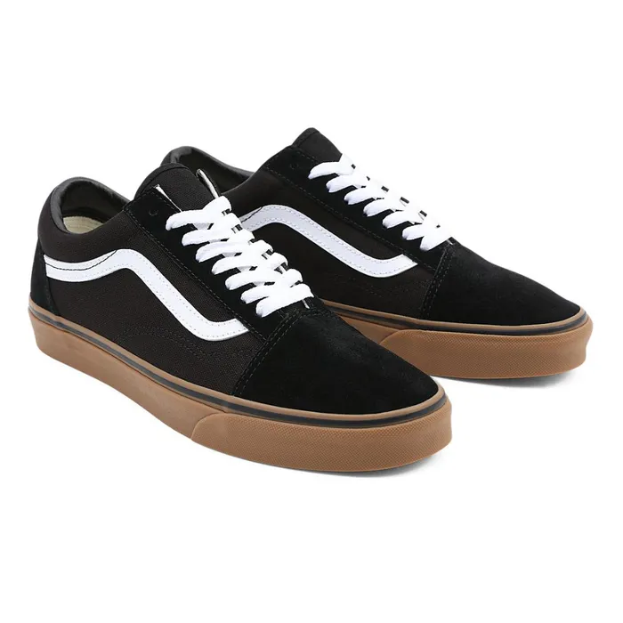 Vans Lowtop Shoes Women Gumsole Old Skool Shoes Black