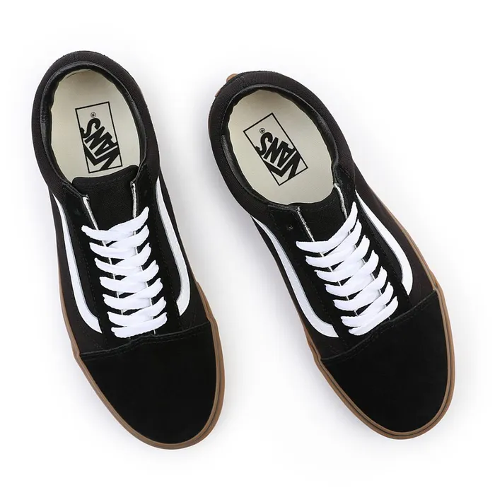 Vans Lowtop Shoes Women Gumsole Old Skool Shoes Black