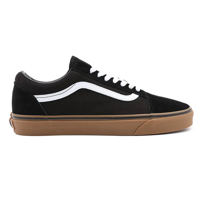 Vans Lowtop Shoes Women Gumsole Old Skool Shoes Black