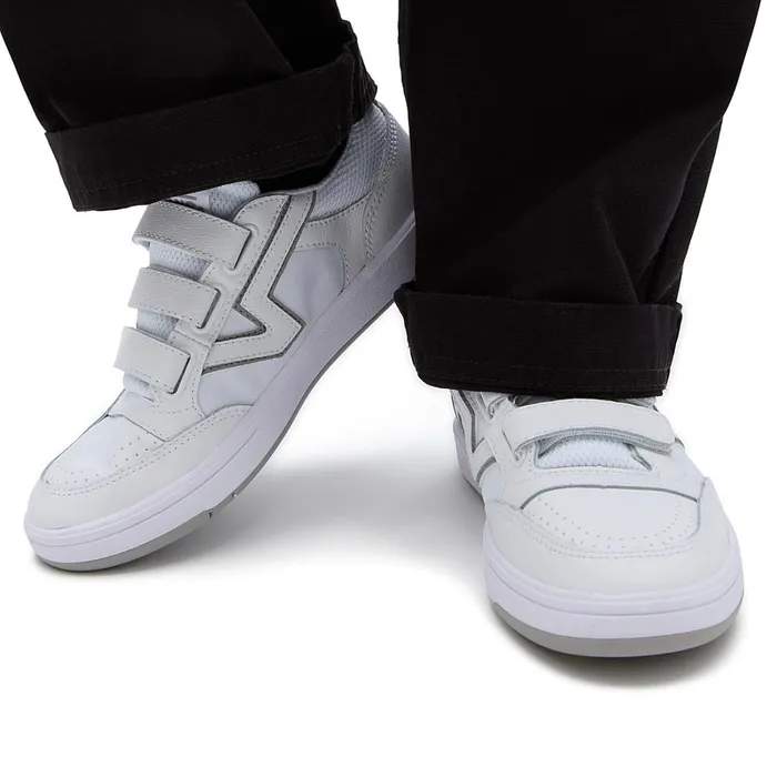 Vans Lowtop Shoes Women Lowland ComfyCush Hook And Loop Shoes White