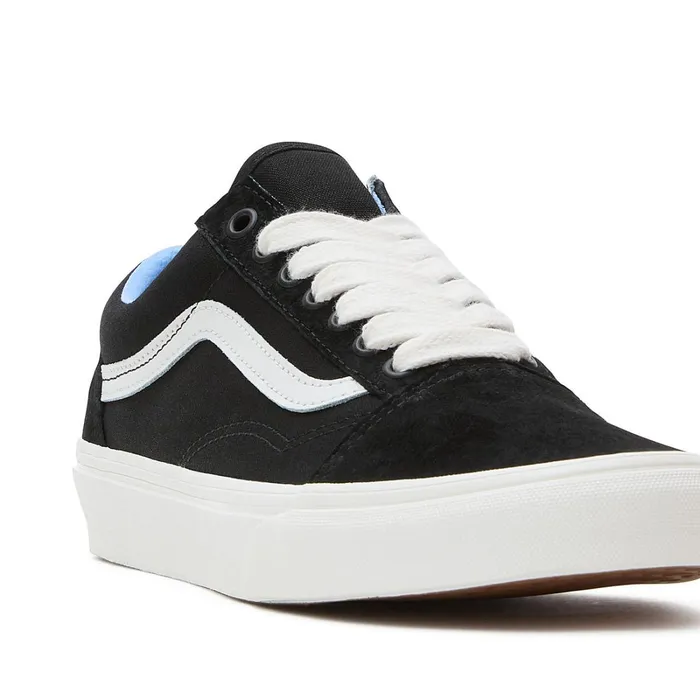 Vans Lowtop Shoes Women Oversized Laces Old Skool Shoes Black