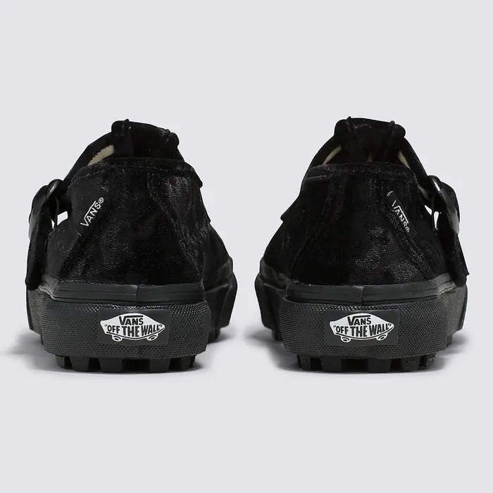 Vans Lowtop Shoes Women Style 93 Crushed Velvet Shoes Black