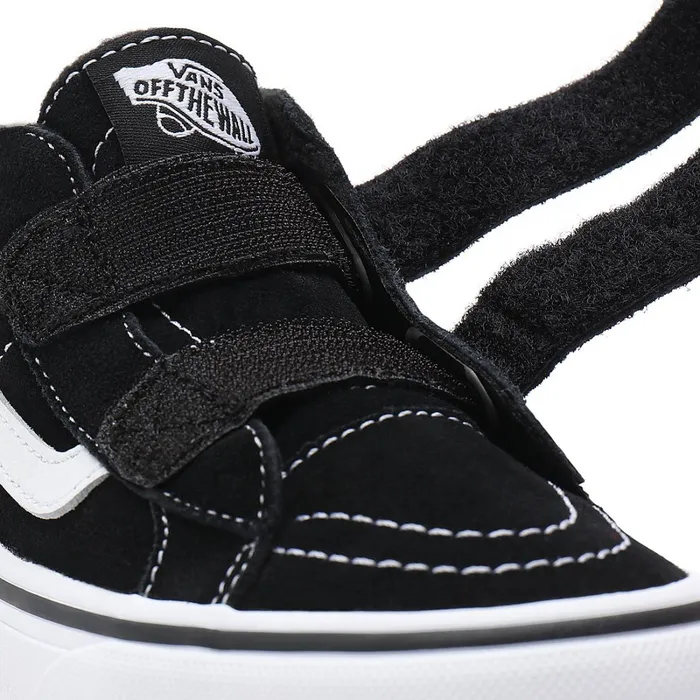Vans MTE Shoes Kids Sk8Mid Reissue MTE1 Hook And Loop Shoes 48 Years Black