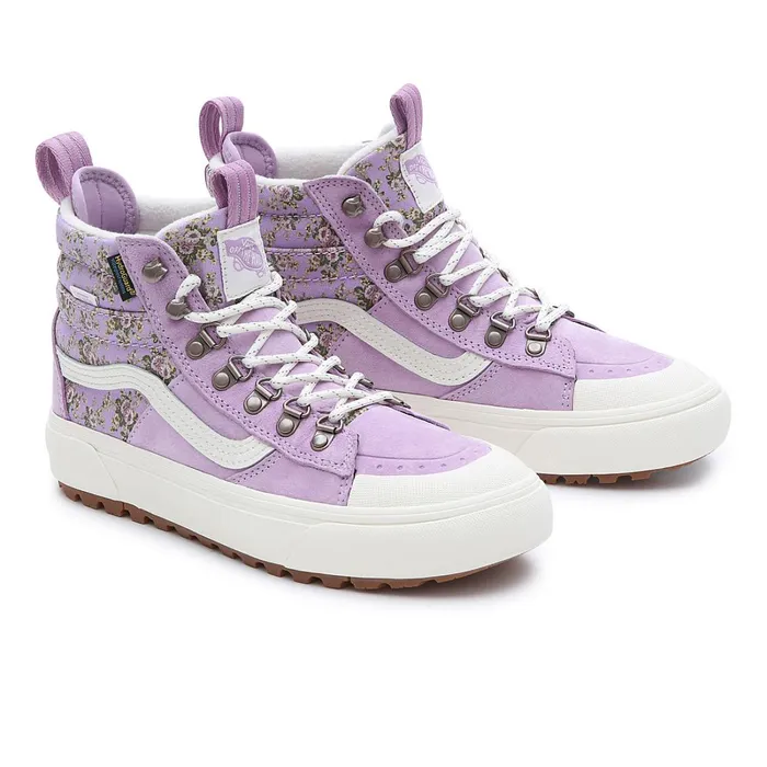 Vans MTE Shoes Men Vintage Floral Sk8Hi DR MTE2 Shoes Purple