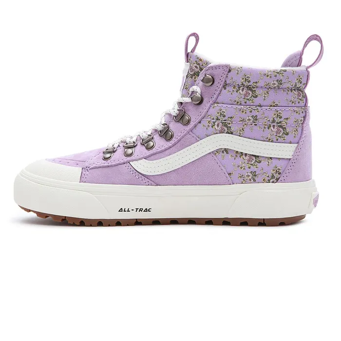 Vans MTE Shoes Men Vintage Floral Sk8Hi DR MTE2 Shoes Purple