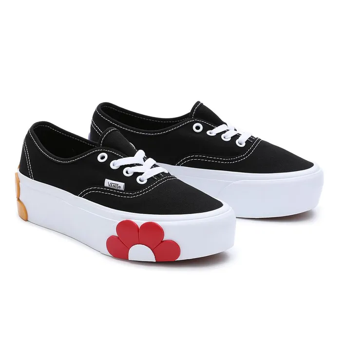 Vans Platform Shoes Women Authentic Stackform OSF Shoes Black