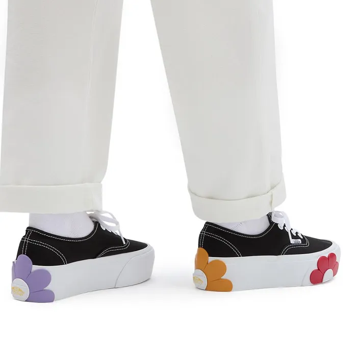 Vans Platform Shoes Women Authentic Stackform OSF Shoes Black