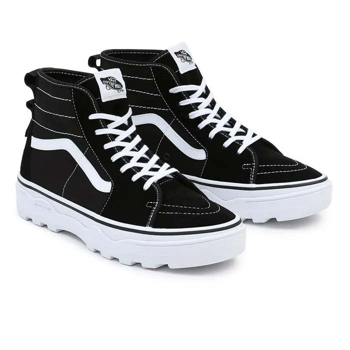 Vans Platform Shoes Women Sentry SK8Hi WC Shoes Black