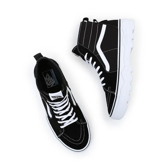 Vans Platform Shoes Women Sentry SK8Hi WC Shoes Black