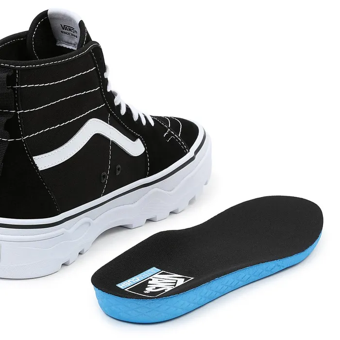 Vans Platform Shoes Women Sentry SK8Hi WC Shoes Black