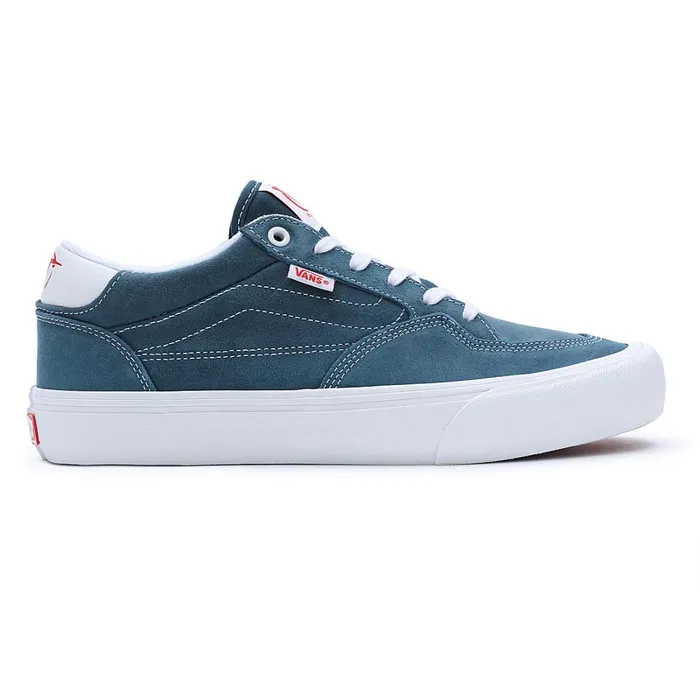 Vans Skate Shoes Men Leather Ave Shoes Blue