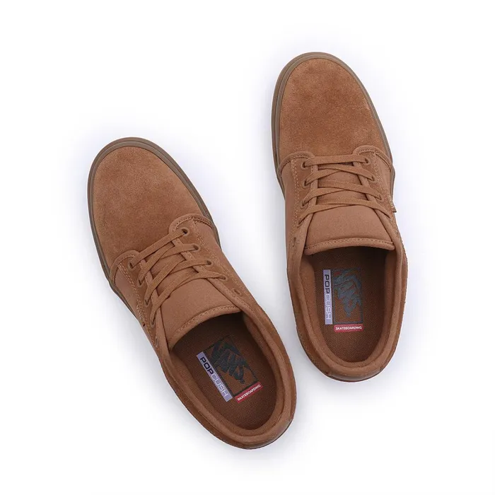 Vans Skate Shoes Women Skate Chukka Low Shoes Brown