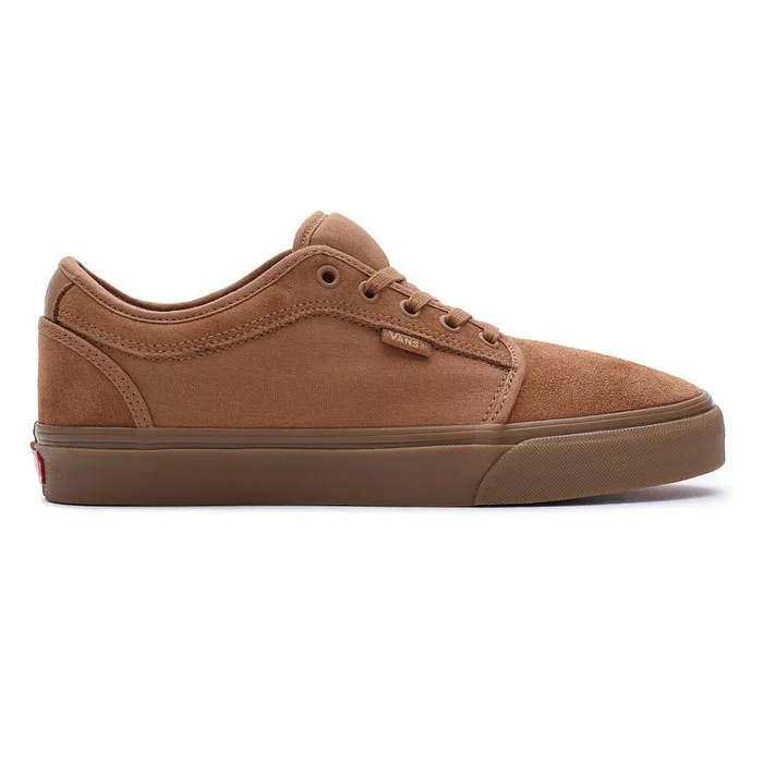 Vans Skate Shoes Women Skate Chukka Low Shoes Brown