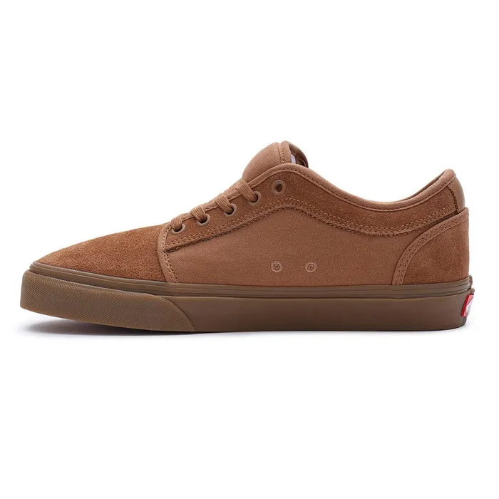 Vans Skate Shoes Women Skate Chukka Low Shoes Brown