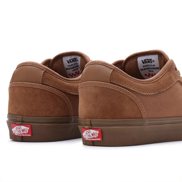 Vans Skate Shoes Women Skate Chukka Low Shoes Brown