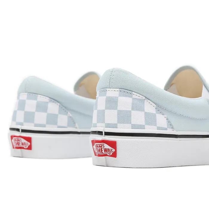 Vans Slipon Shoes Men Checkerboard Classic SlipOn Shoes Blue