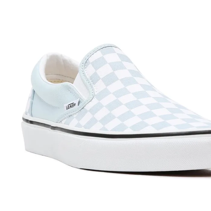 Vans Slipon Shoes Men Checkerboard Classic SlipOn Shoes Blue