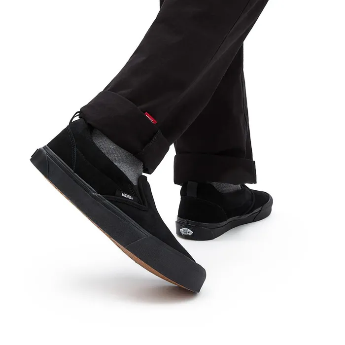 Vans Slipon Shoes Men Knu Slip Shoes Black