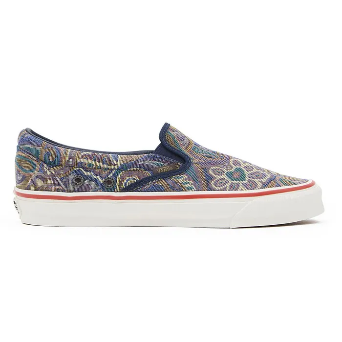 Vans Slipon Shoes Men Vault By X Nigel Cabourn OG Classic SlipOn LX Shoes Blue