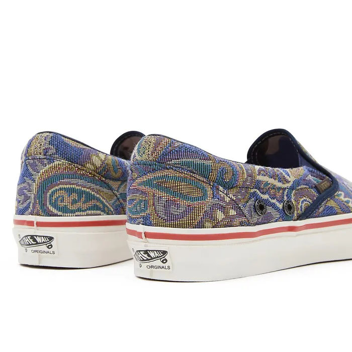 Vans Slipon Shoes Men Vault By X Nigel Cabourn OG Classic SlipOn LX Shoes Blue