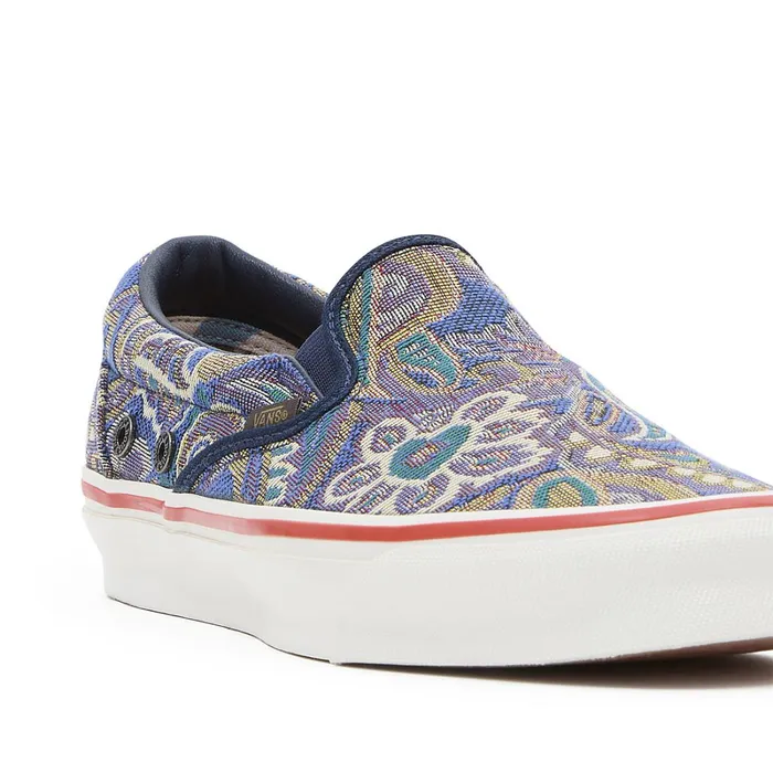 Vans Slipon Shoes Men Vault By X Nigel Cabourn OG Classic SlipOn LX Shoes Blue