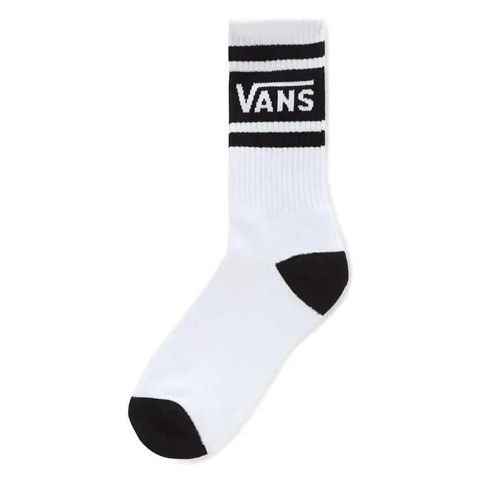 Vans Socks Kids Drop V Crew Socks 16 1 Pair White