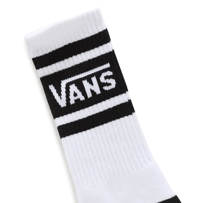 Vans Socks Kids Drop V Crew Socks 16 1 Pair White