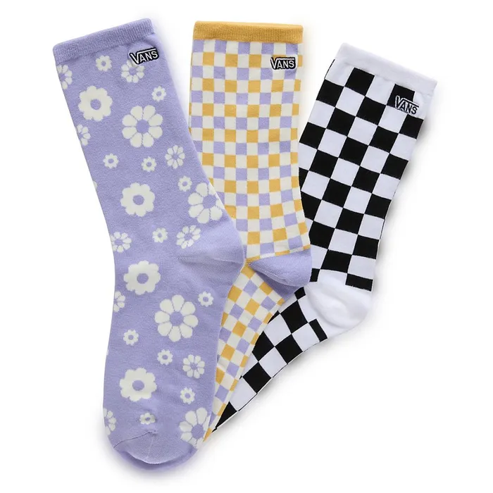 Vans Socks Women Threefer Socks 1 Pair Purple