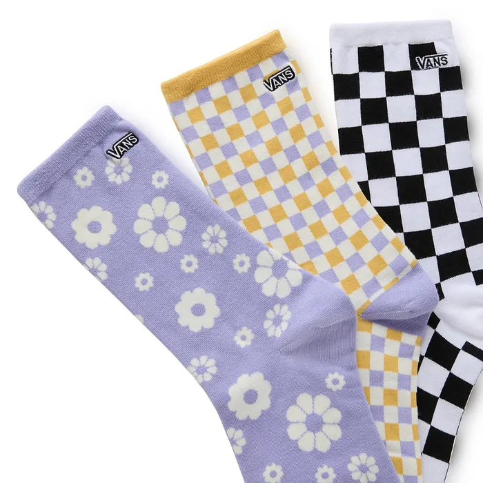 Vans Socks Women Threefer Socks 1 Pair Purple
