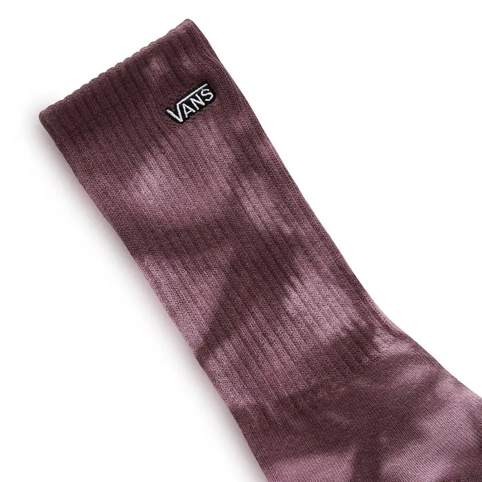 Vans Socks Women Tie Dye Crew Socks 1 Pair Red