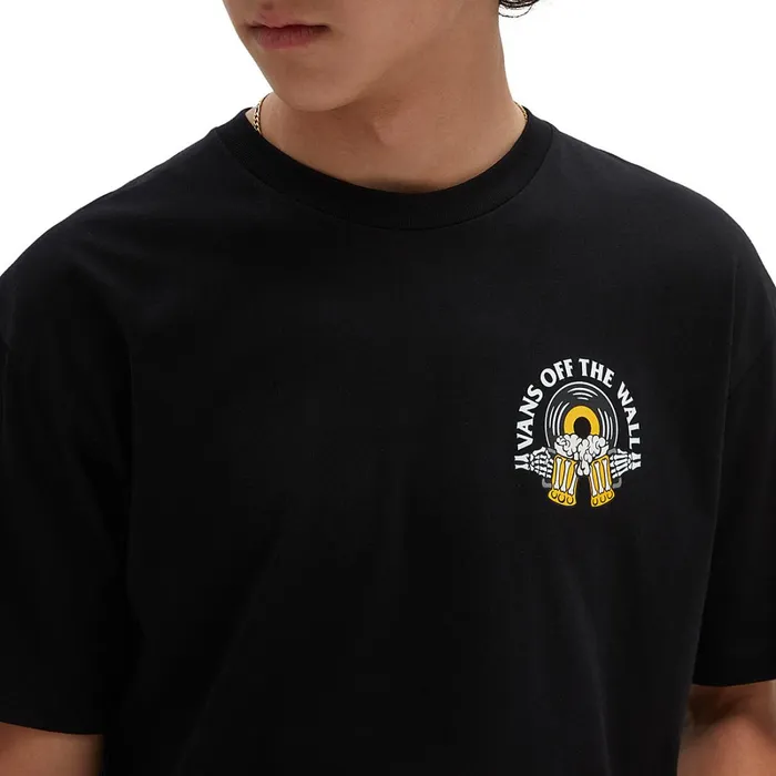 Vans Tshirts and Tanks Men Brew Bros Tunes TShirt Black