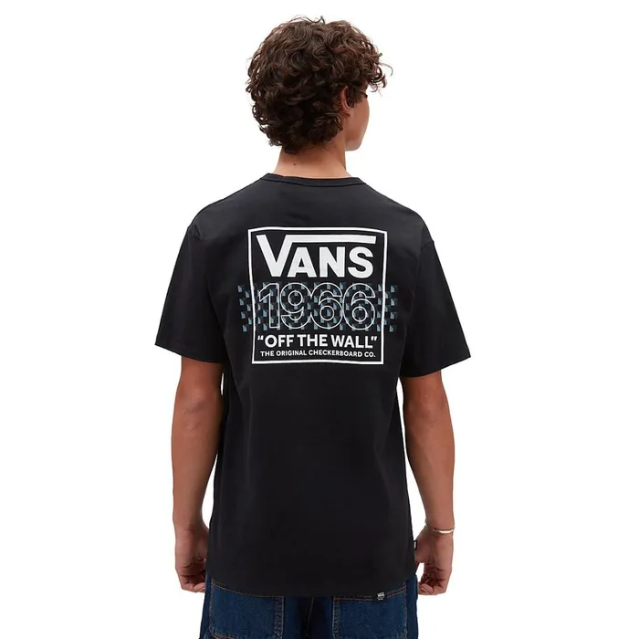 Vans Tshirts and Tanks Men Off The Wall Checkerboard TShirt Black