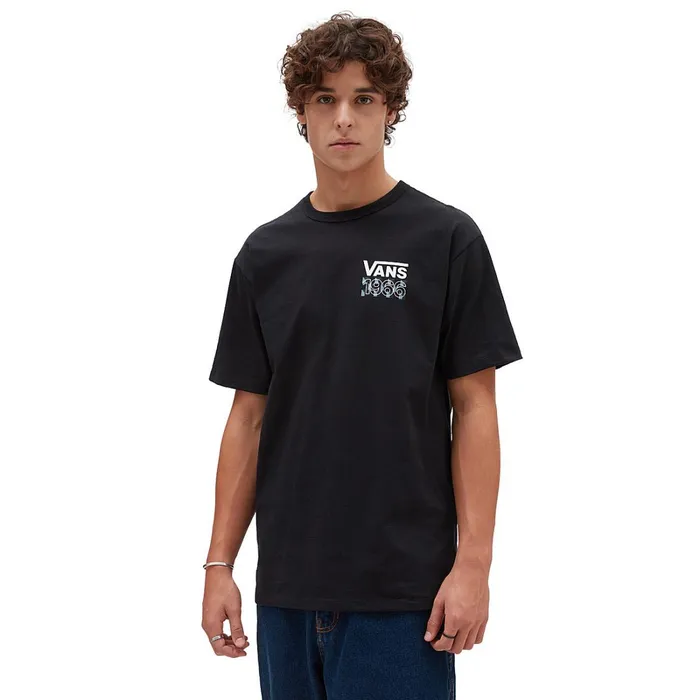 Vans Tshirts and Tanks Men Off The Wall Checkerboard TShirt Black
