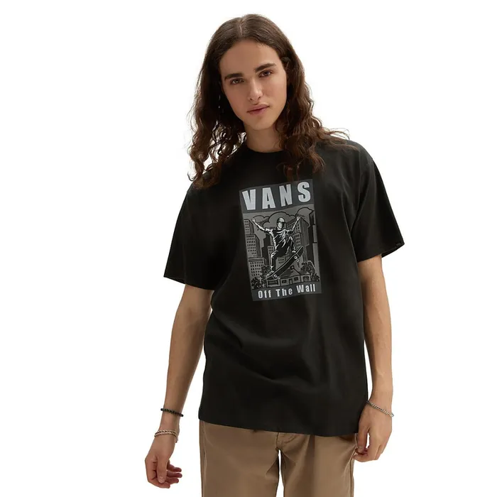 Vans Tshirts and Tanks Men Old Town TShirt Black